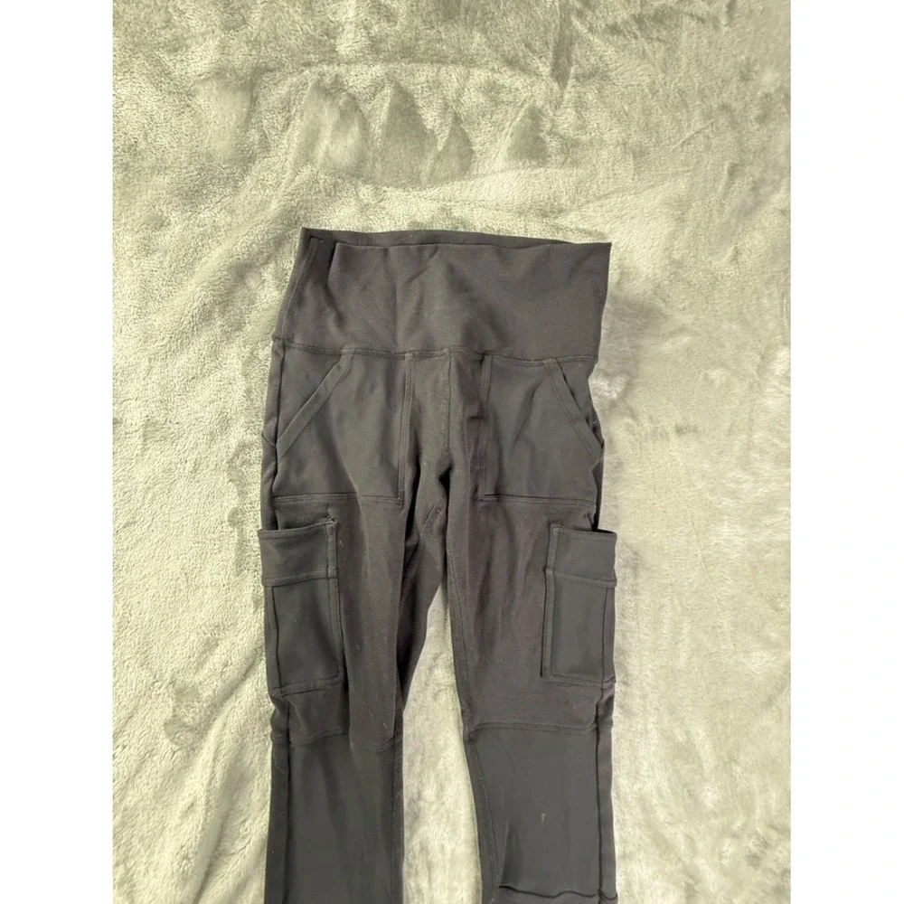 Alo Yoga Leggings High-Waist 4 Pocket Utility Legging Womens XS Black High Waist